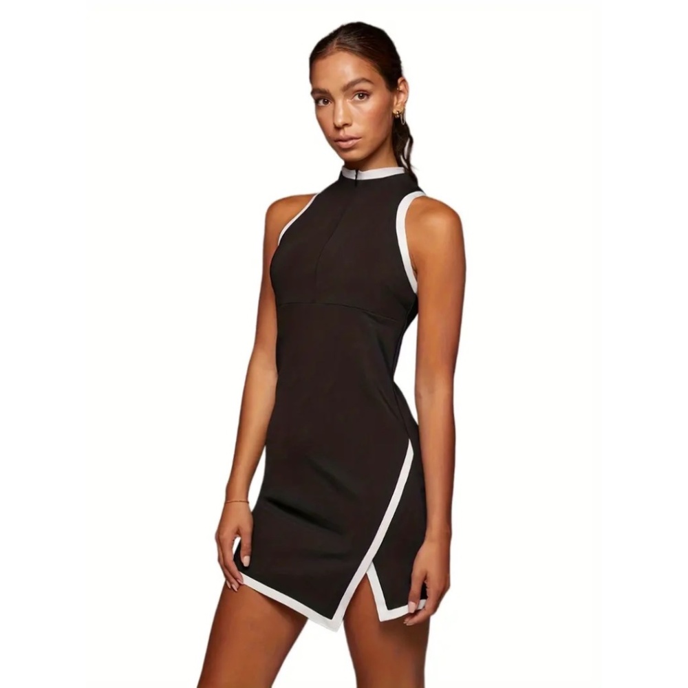 BNWT Isabelle LaRue Black and White Tennis Dress - Multiple Sizes Available